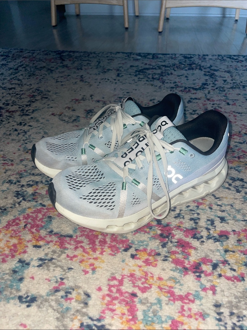 On Running Women’s cloud surfer Light Blue Running Shoes